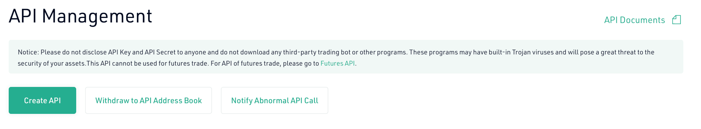 Create API Key